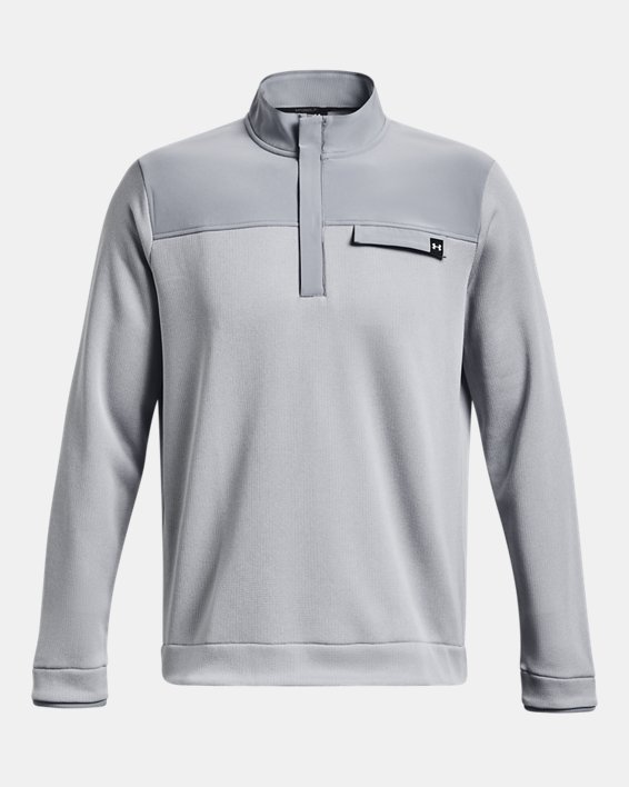 Men's UA Storm SweaterFleece ½ Zip in Gray image number 5